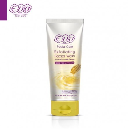 Eva Exfoliating Facial Wash Enriched With Honey for all skin types (150 ml)