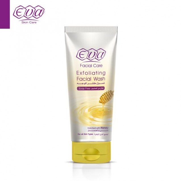 Eva Exfoliating Facial Wash Enriched With Honey for all skin types (150 ml)