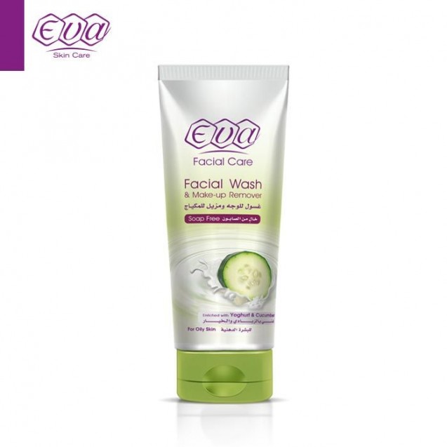 Eva Facial Wash And Make-up Remover Enriched With Yoghurt And Cucumber For Oily Skin (150 ml)