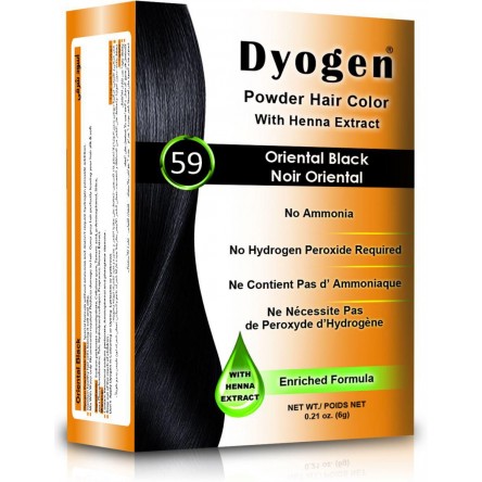 Diogenes Henna Hair Dye 59 Oriental Black.