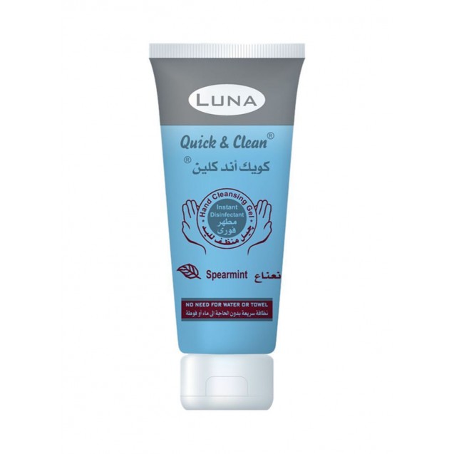 Luna Hand Gel Quick & Clean Mint, 100 ml