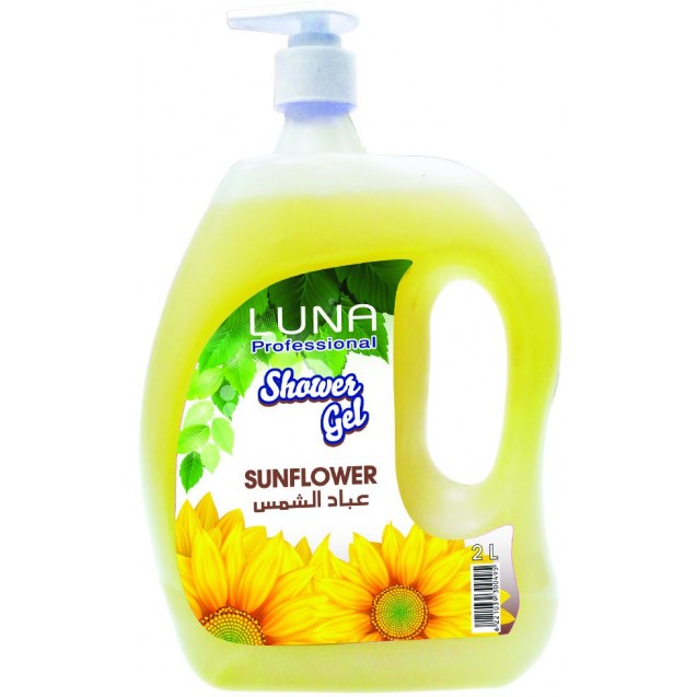Luna Shower Gel Sunflower, 2 Liter