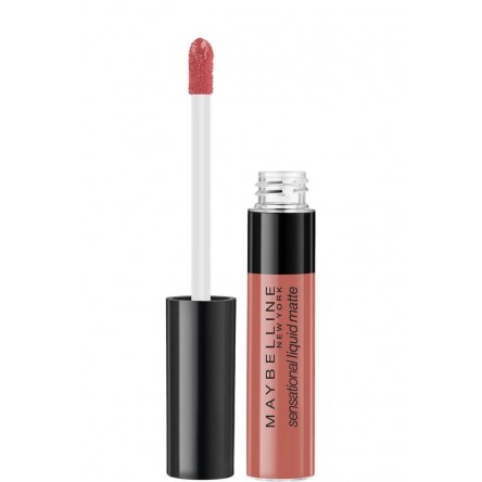 Maybelline New York Sensational Liquid Matte Lipstick - 08, Sensationally MeBday Suit On