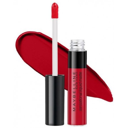 Maybelline New York Sensational Liquid Matte Lipstick - 08, Sensationally MeRed Color