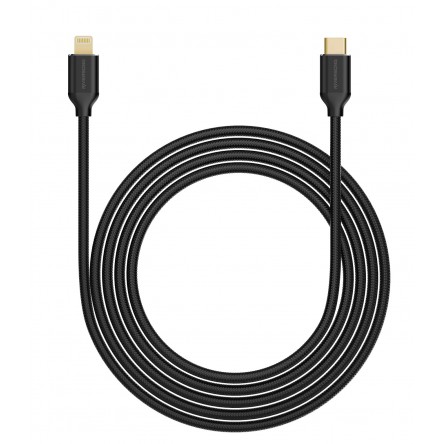 RIVERSONG HERCULES L1 Lightning Cable BLACK