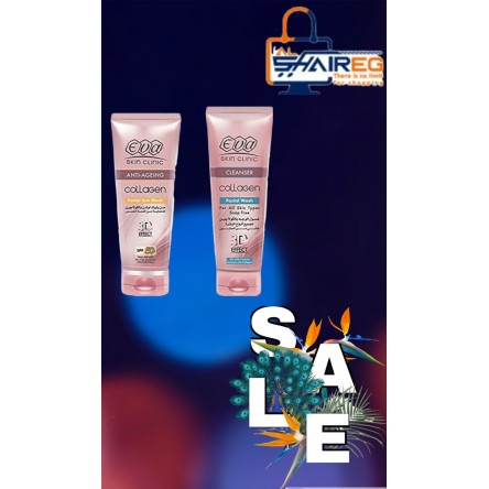 Eva Skin Clinic Sunblock Collagen Protection 50ml + Collagen Wash 150ml 