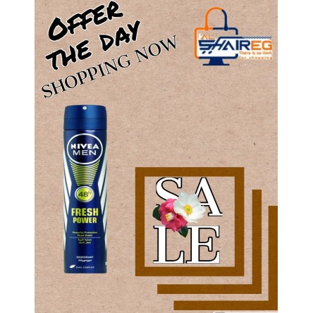 Nivea Fresh Power Spray for Men 150ml (30% off)