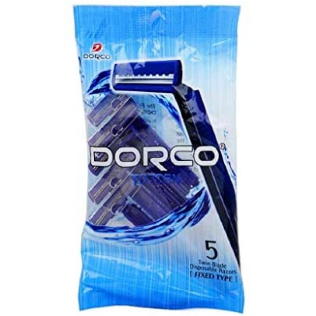 Dorco Shaver Regular Blue (Pack of 2 Mats x 48 Razors)