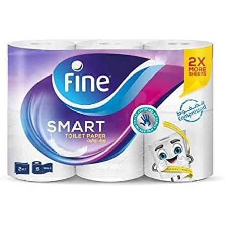 Fine smart Compressed Tissues - 6 Rolls