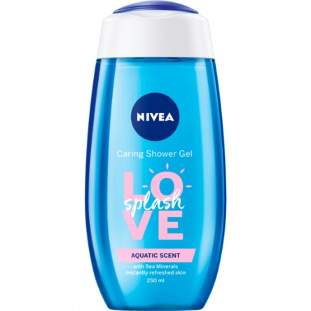 Nivea women's pure care love shower gel 250ml