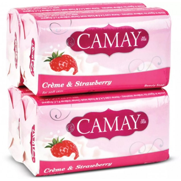 Cammy Soap Strawberry Gravity 170gm Shrink 4pcs (discount 2g)