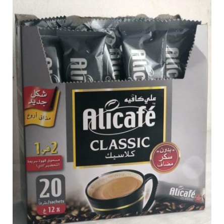 Ala Café 2*1 Classic Without Sugar 12gm (Box of 12 Pacos)