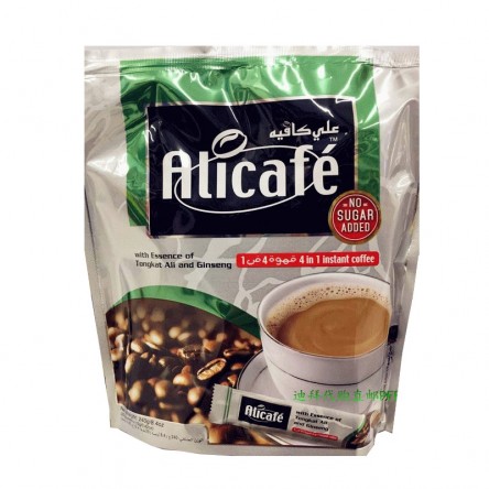 Ala Café 4*1 Tonkat Flavor Without Sugar 12gm (Box of 12 Pacos)