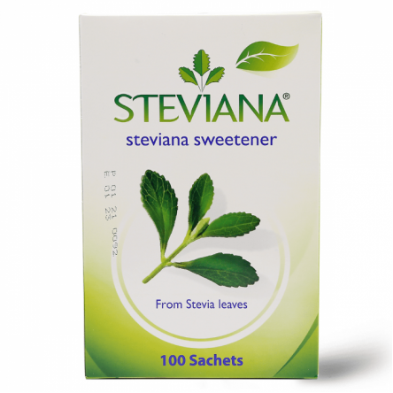 Steviana Diet Sugar (Box of 100 * 2.5gm)
