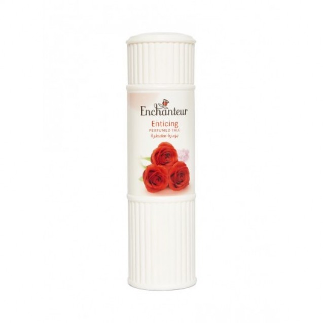Enchanteur scented talcum powder 125gm ENTICING RED