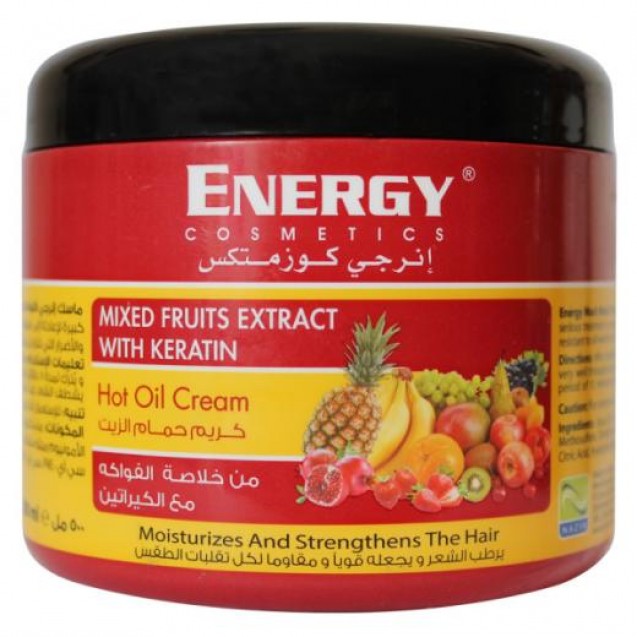 Energy Keratin and Fruits Bath Cream 500ml