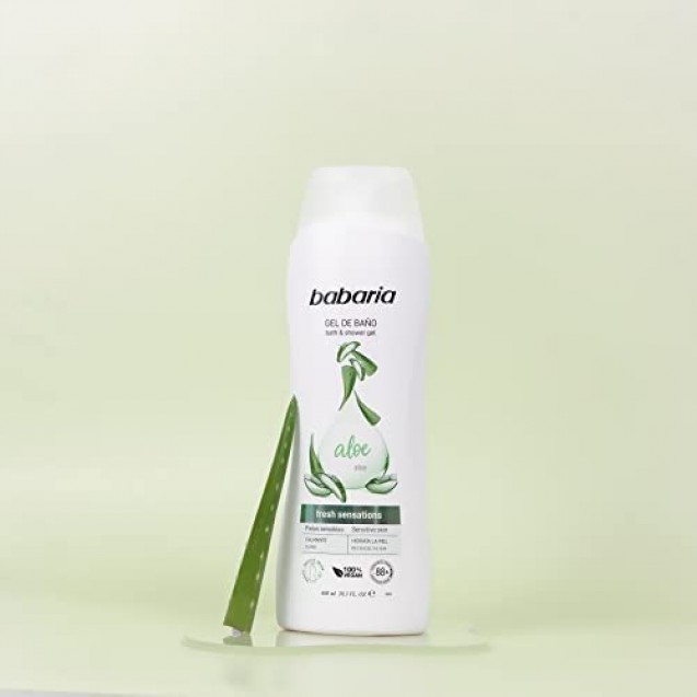 Babaria shower gel 600ml with aloe vera