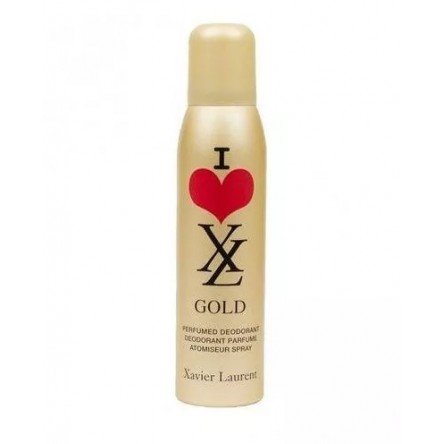 XL women's spray gold heart