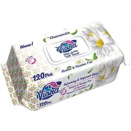 Viona 120 Chamomile Baby Wipes