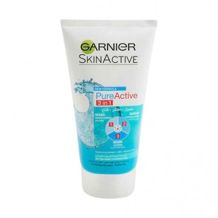 Garnier Pure Wash + Scrub + Mask 100  ml