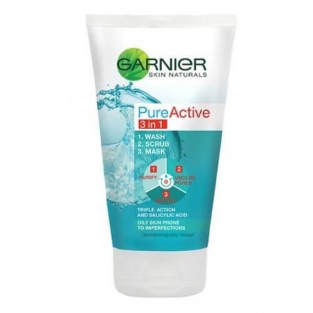 Garnier Pure Wash + Scrub + Mask 50 ml
