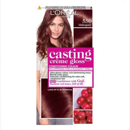 L'Oreal hair color casting 550