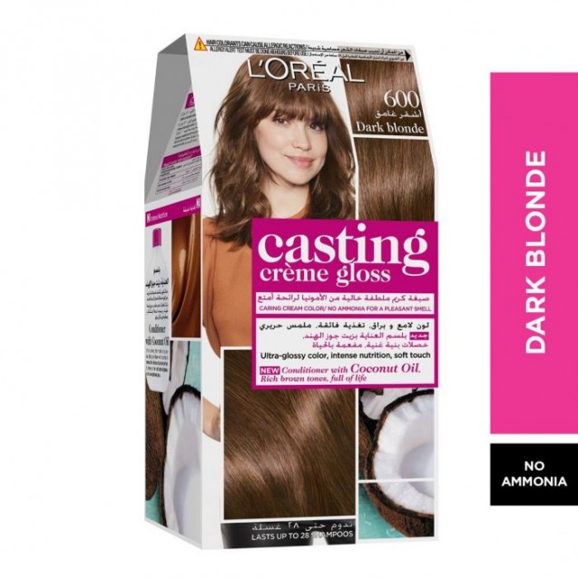 L'Oreal hair color casting 600