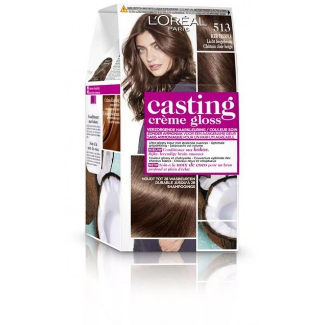 L'Oreal hair color casting 513