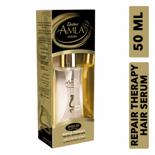 Dabur Amla Snake Oil Serum Repairs Split Ends 50ml