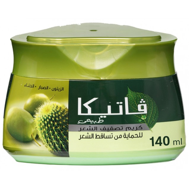 Vatika Hair Cream Moisturizes and Smoothes with Aloe Vera and Olive 140 gm