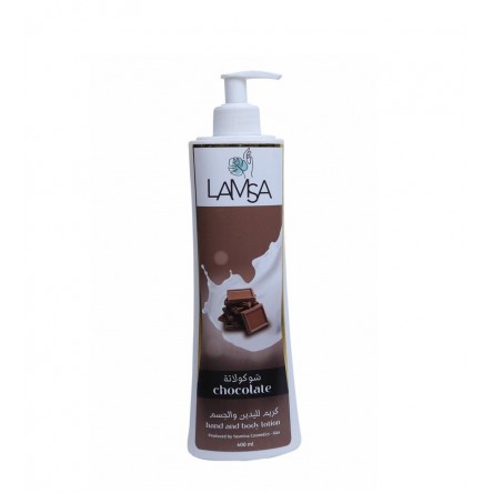 Lamsa of hand and body lotion with the scent of chocolate 400ml