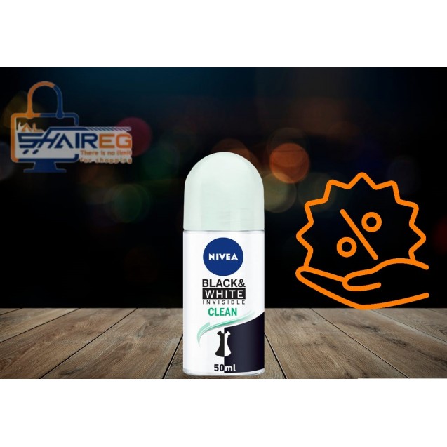 Nivea Roll-on black and white clean for women 50ml (15% off)