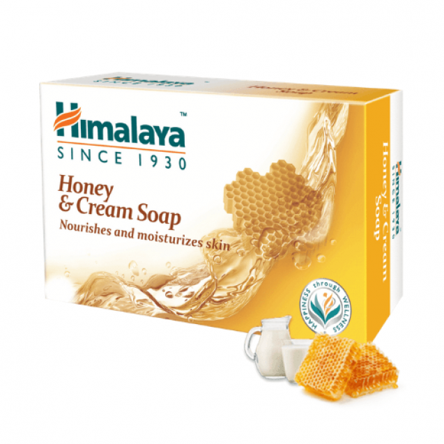 Himalaya Nourishing Cream and Honey Soap 75gm (6pcs)v