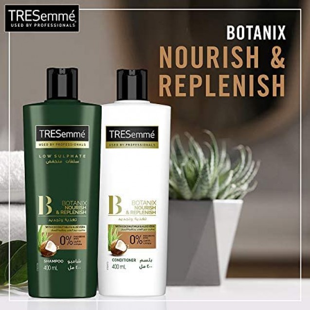 TRESemmé Nourishing and Renewing Shampoo 1pc 400ml + 1pc Conditioner 400ml (50% discount on conditioner)