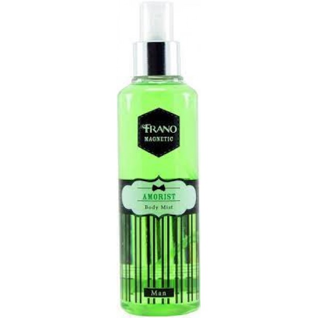 Frano Amorest Men Body Mist Green Clear 250ml