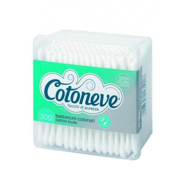 Cotoneve square ear cotton 200 sticks