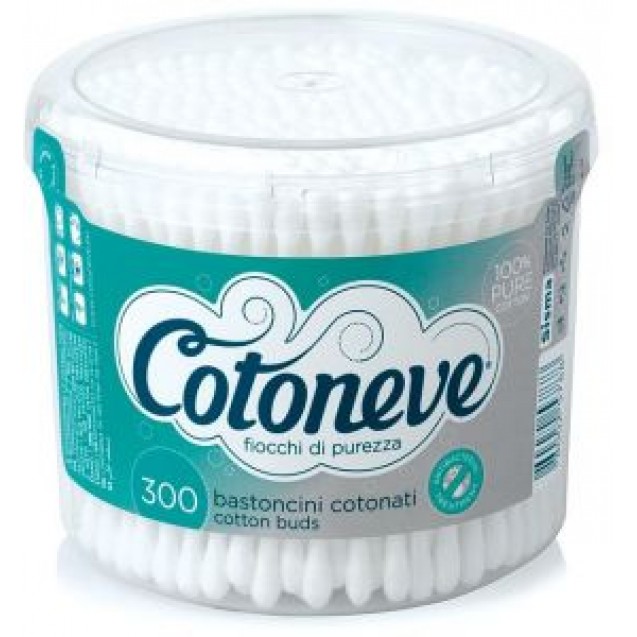 Cotoneve Round Ear Cotton 300 Pieces
