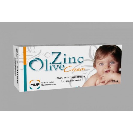 Olive Zinc Moisturizing Cream For Baby Nappy Area 75gm