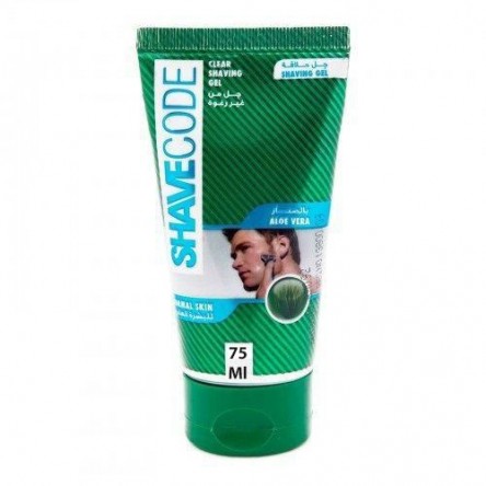 shave code normal shaving gel green 75ml