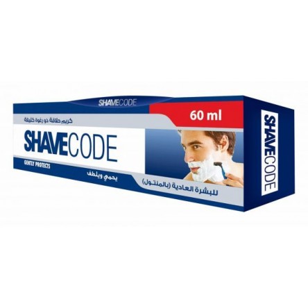 shave Code Shaving Cream 60ml For Normal Skin