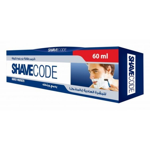 shave Code Shaving Cream 60ml For Normal Skin