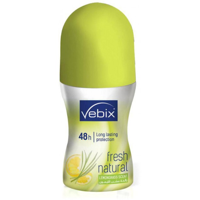 Vebix roll on fresh lemon and herbs for women 50ml