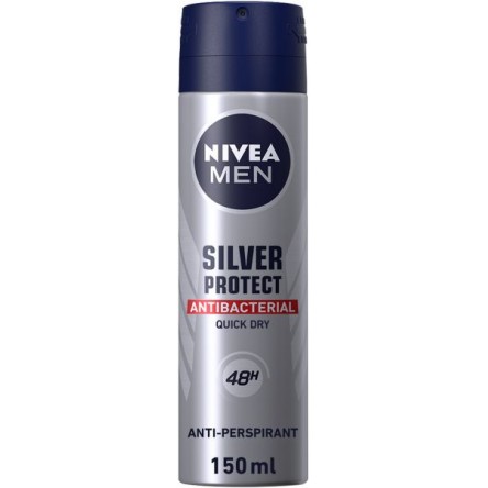 Nivea Silver gray spray for men 150 ml