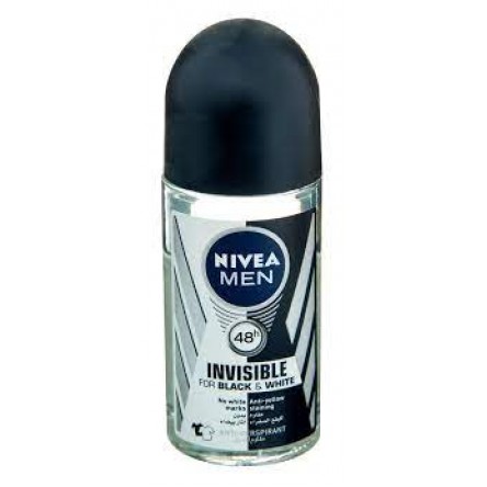 Nivea Black & White Roll On For Men 50ml