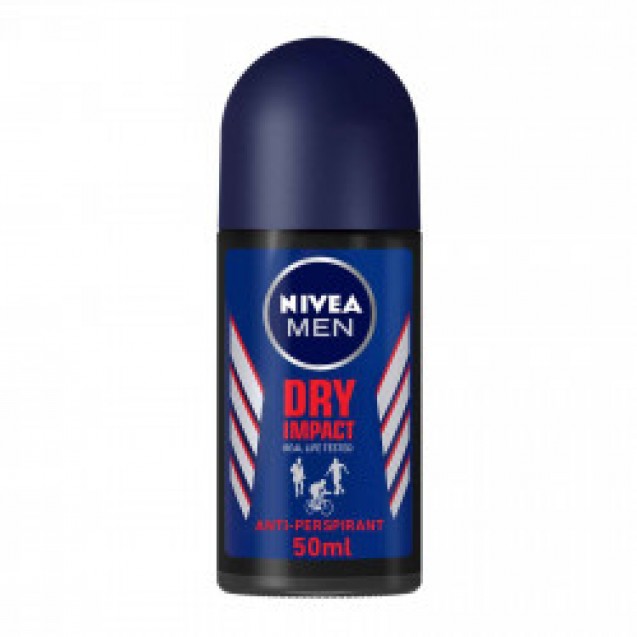Nivea Dry roll-on for men dark blue 50ml