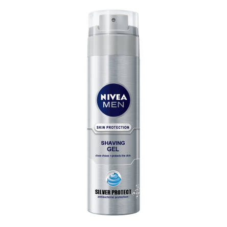 Nivea Silver Shaving Gel 200 ml