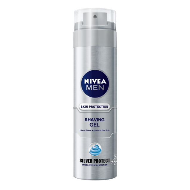 Nivea Silver Shaving Gel 200 ml