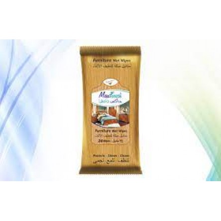 Max touch Furniture cleaning wet wipes 24 wipes clean, shine, protect