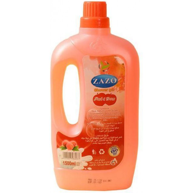 Zazo shower gel peach and cream 1.450 liters