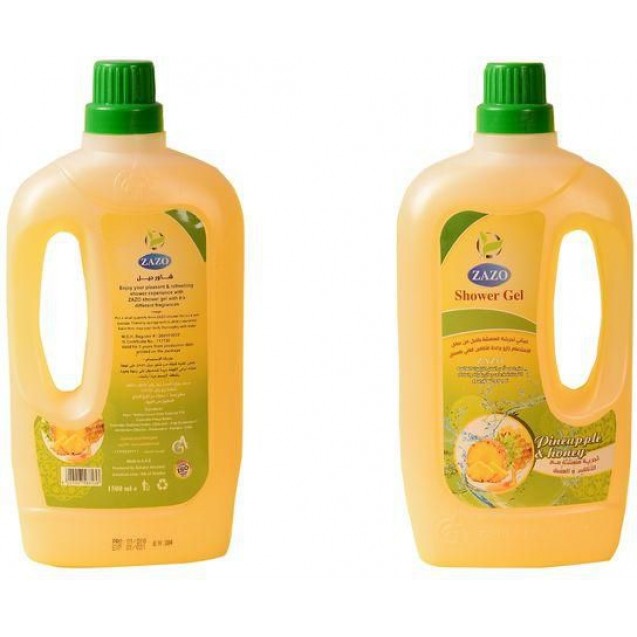 Zazo shower gel pineapple and honey 1.450 liters